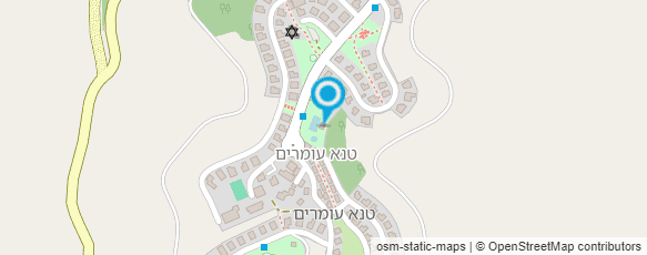 מפת הגעה אל משתלת עומרים