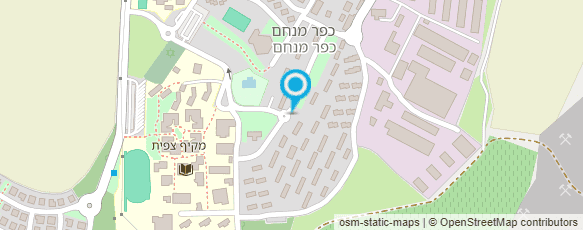 מפת הגעה אל אכסניית כפר מנחם