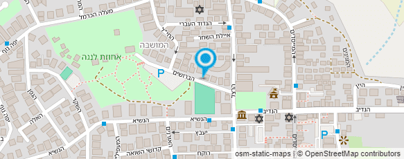 מפת הגעה אל צימר חצר  - מש' מלמד