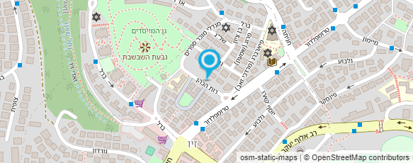 מפת הגעה אל הגן של רענן בע"מ