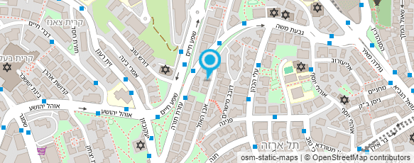 מפת הגעה אל מקוה קרן בית ישראל