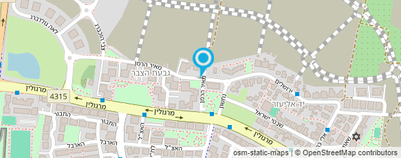 מפת הגעה אל שלטי שירן