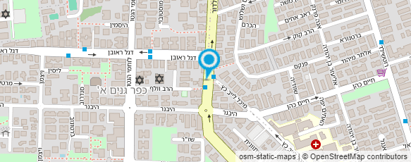 מפת הגעה אל חכים כוכבית