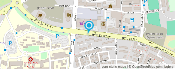 מפת הגעה אל שיאון משרד למדידות