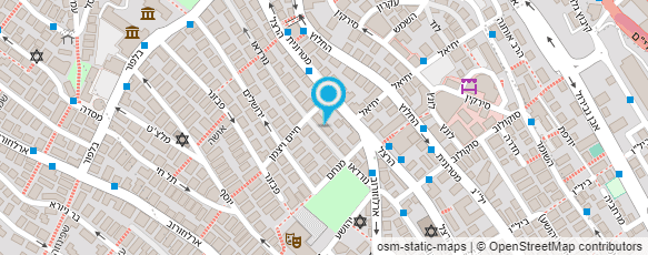 מפת הגעה אל אליאנס מרכז מידע ארצי