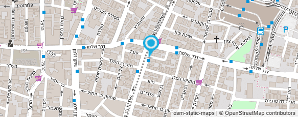 מפת הגעה אל פינת הרכב- תיווך מוניות