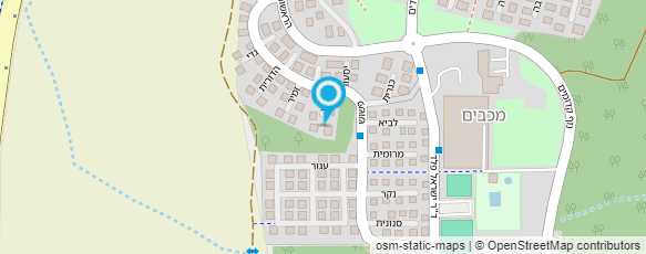 מפת הגעה אל ראובנה (רובי) הוד