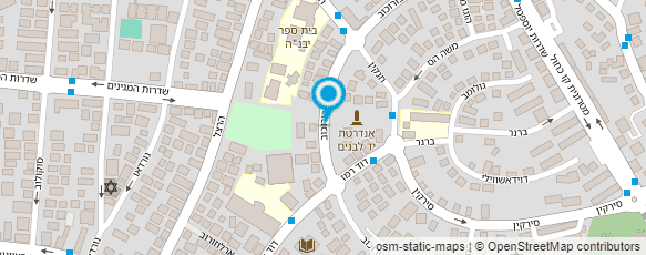 מפת הגעה אל חני בר - אומנית יוצרת