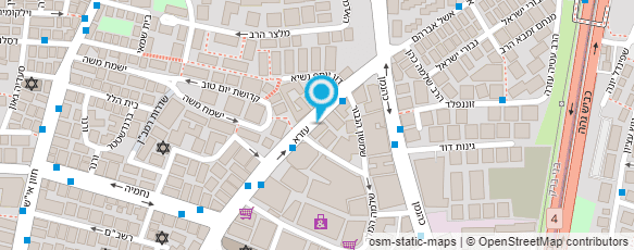 מפת הגעה אל שירותי בריאות כללית