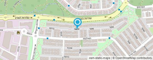 מפת הגעה אל הצהרון של עופר ואורית