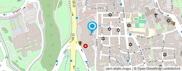 מפת הגעה אל מרכז הפיזיותרפיה י-ם