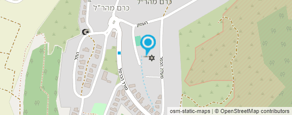 מפת הגעה אל בית הבד של מקורה