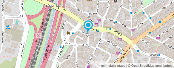 מפת הגעה אל עו"ד מרדיקס אייל