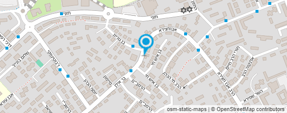 מפת הגעה אל "אמונה" מעון יום