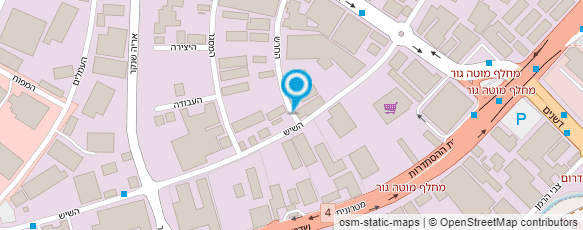 מפת הגעה אל א.ח.מ מכלולים בע"מ