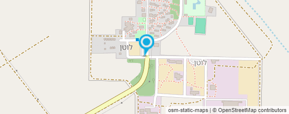 מפת הגעה אל אקו כיף - קיבוץ לוטן