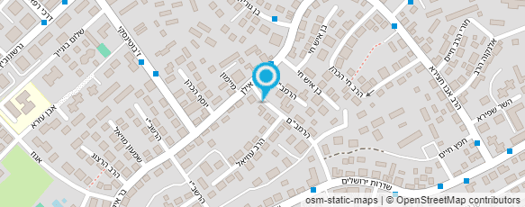 מפת הגעה אל כל בו קודש