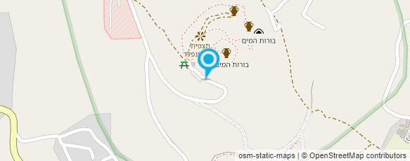 מפת הגעה אל גן לאומי הרודיון