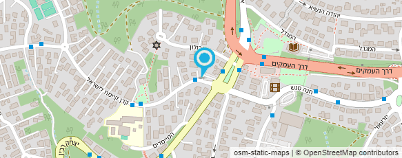 מפת הגעה אל מוניות אלוני טבעון בע"מ