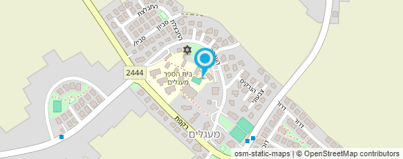 מפת הגעה אל אזורי ממ"ד מעגלים