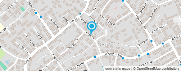 מפת הגעה אל התחנה לייעוץ פסיכולוגי חינוכי