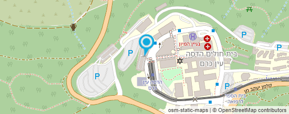 מפת הגעה אל פרופ' גרוס דוד