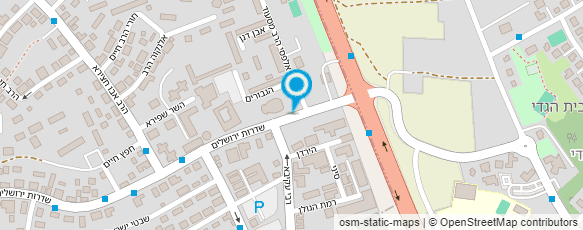 מפת הגעה אל מתנ"ס נתיבות