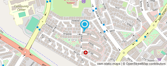 מפת הגעה אל חדרי אירוח