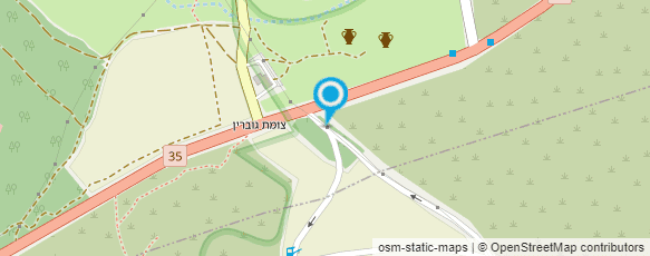 מפת הגעה אל גן לאומי בית גוברין-תל מרשה