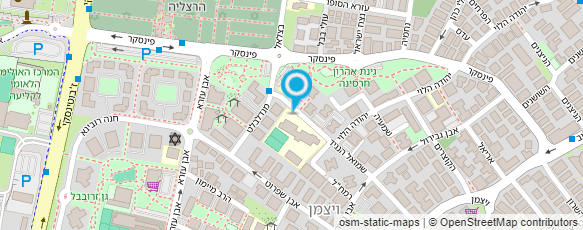 מפת הגעה אל טניס שולחן הרצליה