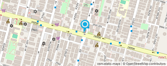 מפת הגעה אל ד"ר רוזן דורון