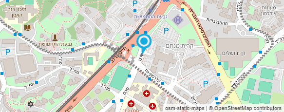 מפת הגעה אל מערת צדקיהו