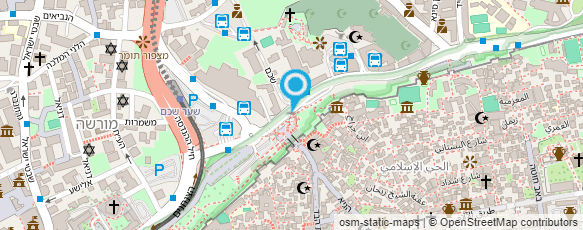 מפת הגעה אל הכיכר הרומית