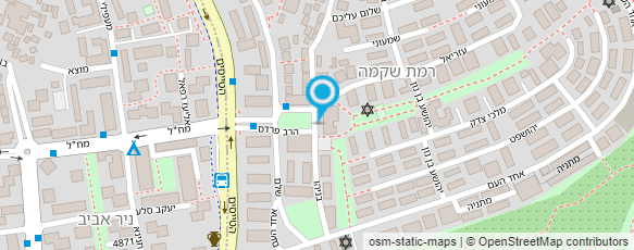 מפת הגעה אל מרכז קהילתי מתנ"ס השקמה המחודש