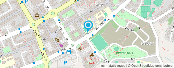 מפת הגעה אל ביה"ס קהילתי עופרים