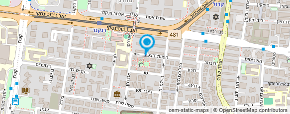 מפת הגעה אל "אביב" תיקון דודים מפת הגעה אל "אביב" תיקון דודים