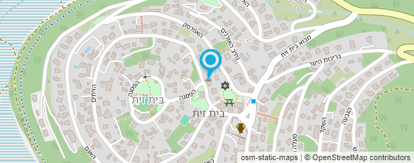 מפת הגעה אל בית זית