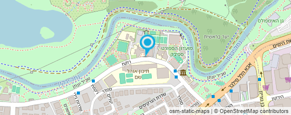 מפת הגעה אל גן ספיבק -איל"ן