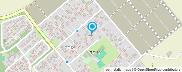 מפת הגעה אל "אוהד" מושב עובדים להתישבות חקלאית שיתופית בע"מ