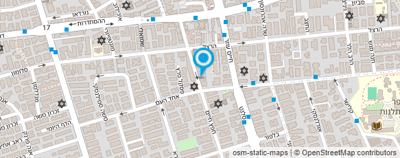 מפת הגעה אל באזר עם סגנון