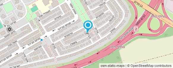 מפת הגעה אל הגן של מאיה