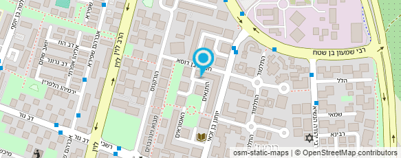 מפת הגעה אל בית דין צדק קהל מחזיקי הדת בא"י