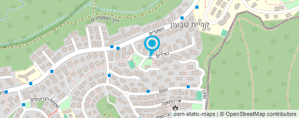 מפת הגעה אל מוניות נוף טבעון