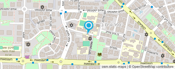 מפת הגעה אל מתנ"ס אולמות פ"ת