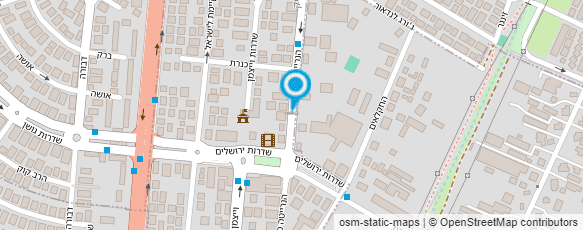 מפת הגעה אל גן האוניברסיטה הקטנה