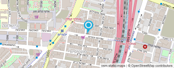 מפת הגעה אל הפלאפל של דוד