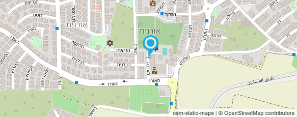 מפת הגעה אל דואר ישראל