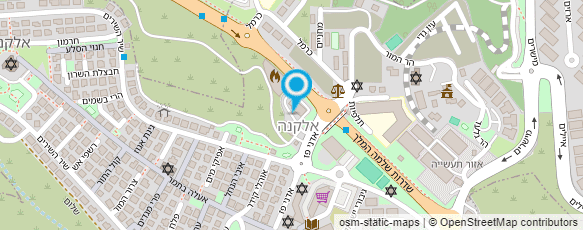 מפת הגעה אל דואר ישראל-מסירת דואר