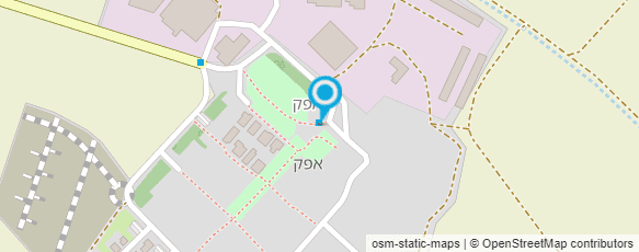 מפת הגעה אל דואר ישראל