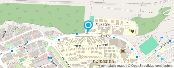 מפת הגעה אל דואר ישראל